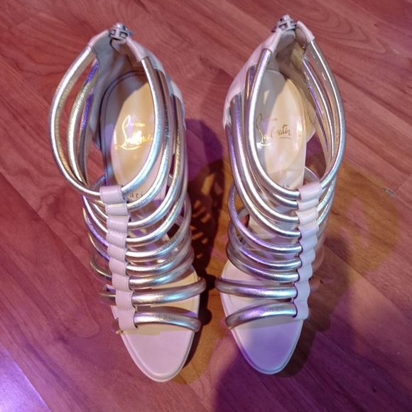 Christian Louboutin platform strappy heels 40.5 - Picture 7 of 7